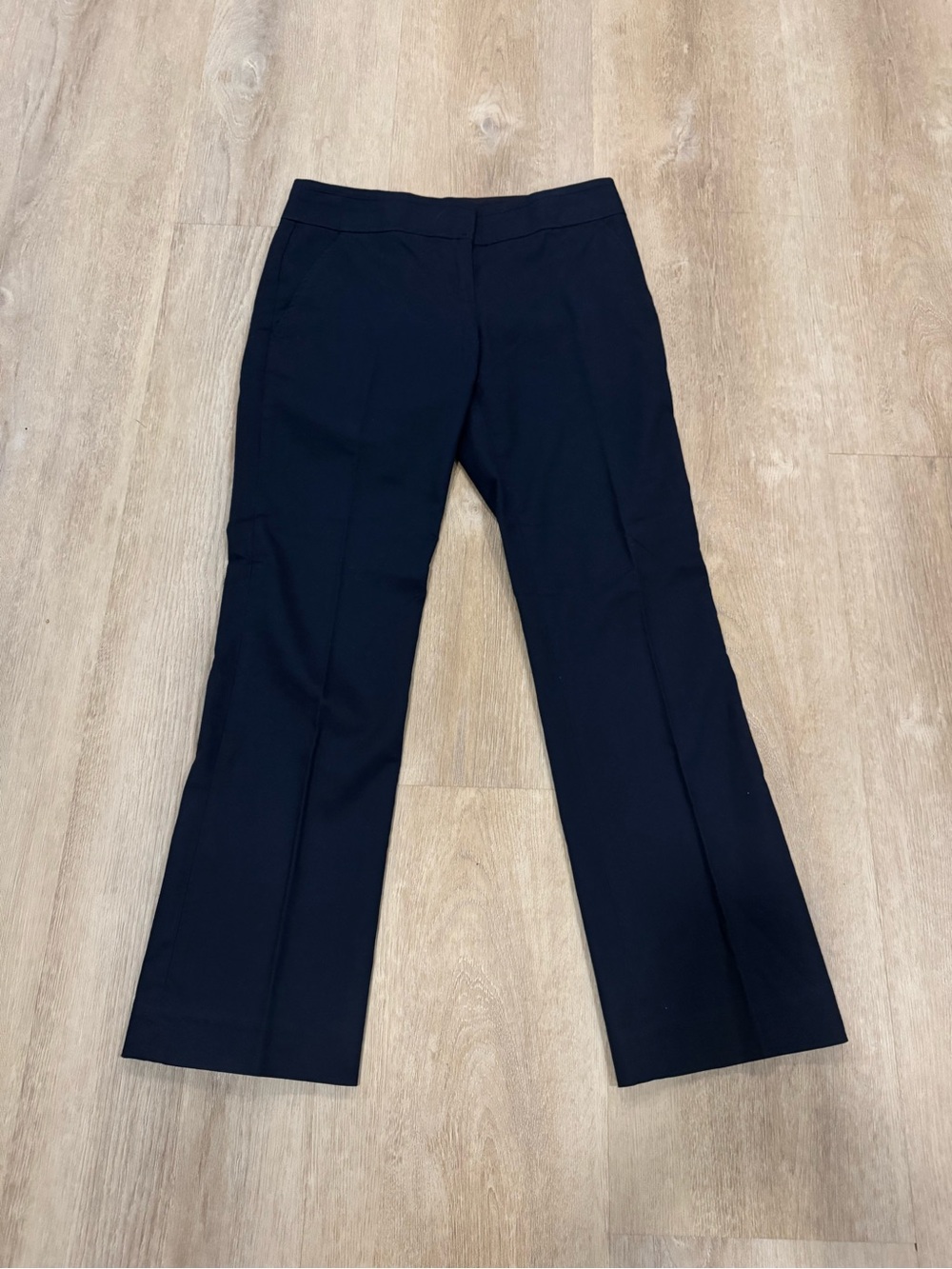 Tory Burch Navy Cotton Dress Pants